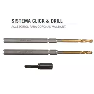 Conjunto Hexagonal HSS Click&Drill 16-30mm