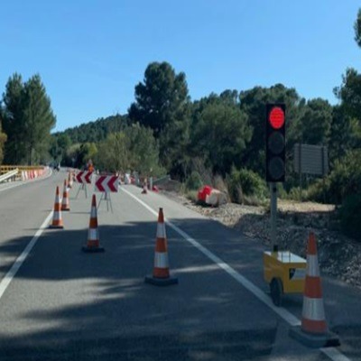 Semáforos Plegables Led con Contador. 2 Semáforos Plegables Led.