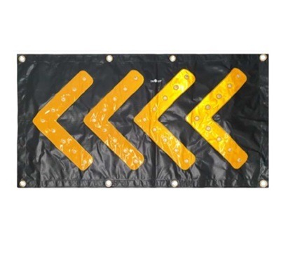 Señal Direccional 662/TB2-ANR Lona Negra Leds Rojos 85x46cm. 1 Señal Direccional 662/TB2-ANR Lona Negra Leds Rojos 85x46cm.