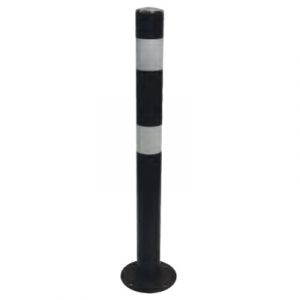 Bolardo Superficie Acero 100cm Negro