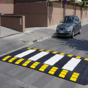 Paso de Peatones Elevado de Caucho