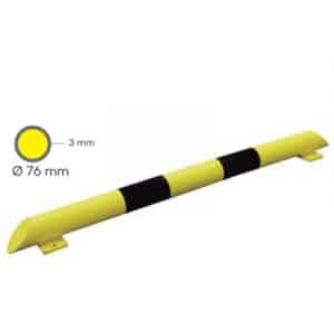 Tope Protector 1200x76mm Amarillo Negro