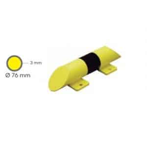 Tope Protector 400x76mm Amarillo Negro