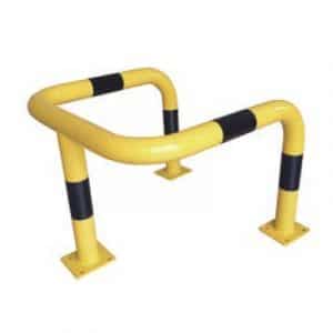 Estribo Protector 765x765x600mm Amarillo Negro