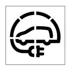 Plantilla Pintor 50x50cm Coche Eléctrico