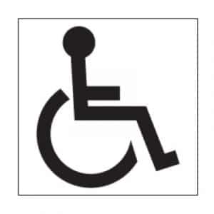 Plantilla Pintor 50x50cm Minusválidos