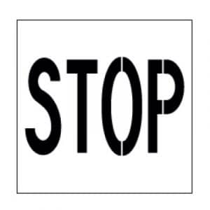 Plantilla Pintor 50x50cm STOP