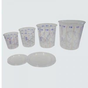 Tapadera Cubilete Plástico Pintor 400ml