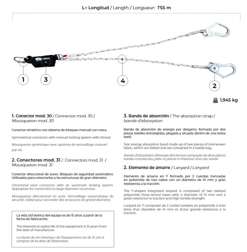 Absorbedor de Energía 35A 30-31