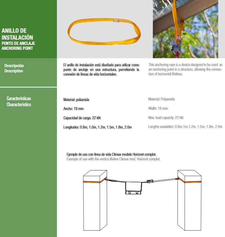 Anillo Instalación 0.8 Metros