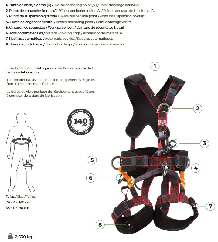 Arnés Anticaídas Atlas Tree Integral