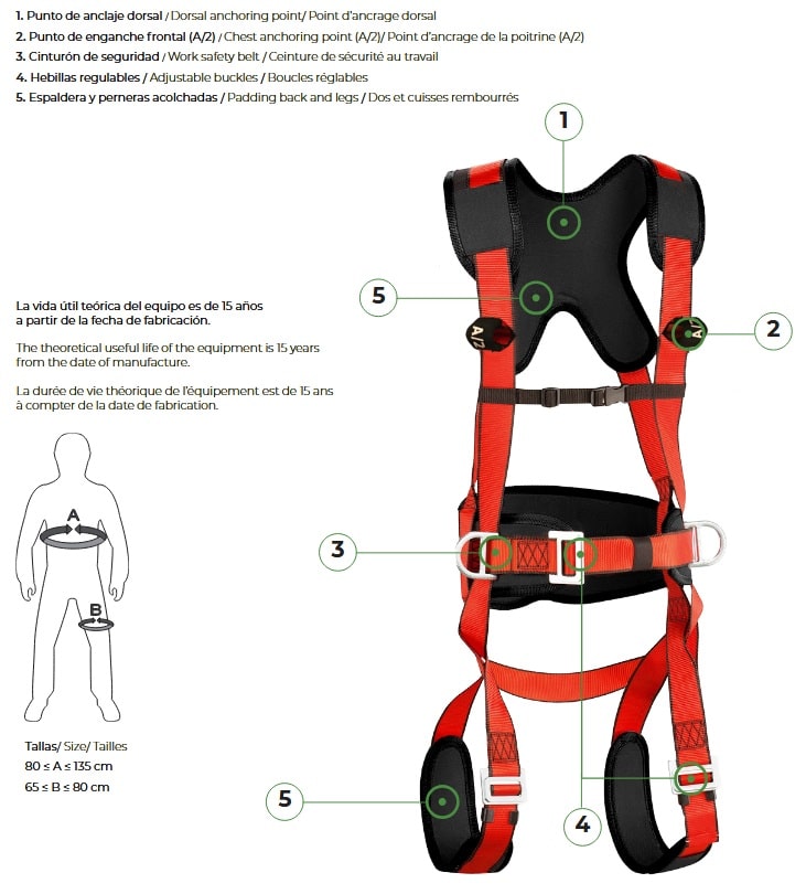 Arnés Anticaídas Maxipro Plus