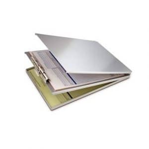 Carpeta Aluminio Antideslizante con Pisapapeles
