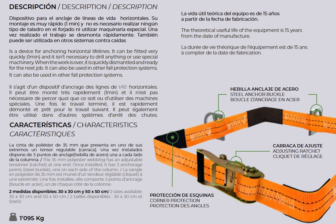 Punto Anclaje Columna