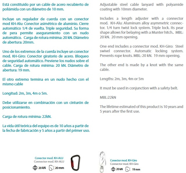 Elemento de Posicionamiento Cable