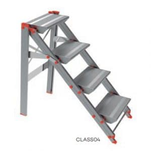 Escalera Taburete Plegable 4 Peldaños CLASS04