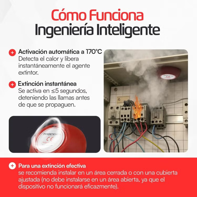 Extintor Automático Aerosol FER03 5 Extintor Automático Aerosol FER03