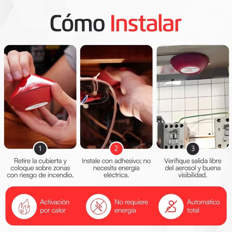 Extintor Automático Aerosol FER03 4 Extintor Automático Aerosol FER03