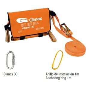 Línea de Vida Horizontal Complet 30 Metros