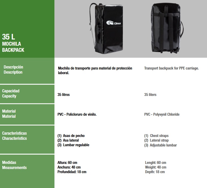 Petate de Transporte PVC 35L 4 Petate de Transporte PVC 35L