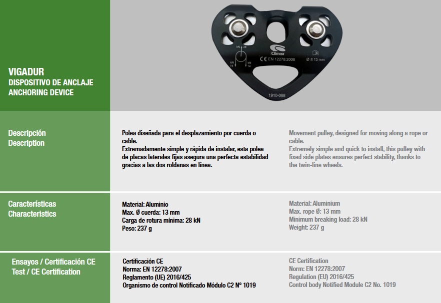 Polea Desplazamiento AP-020