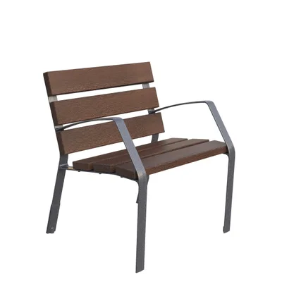 Silla MODO08 Fundición y Madera Reciclada 1 Silla MODO08 Fundición y Madera Reciclada