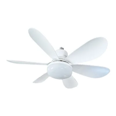 Ventilador de rosca E27 + Luz LED CCT. 1 Ventilador de rosca E27 + Luz LED CCT.