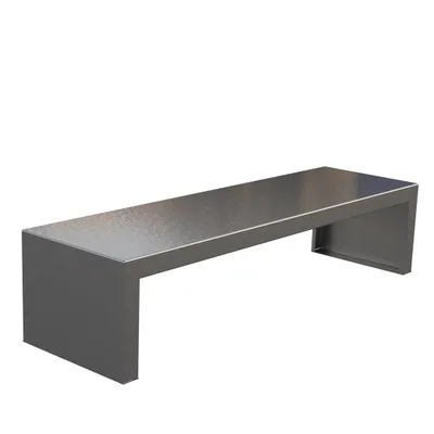 Banco Zeus Plus en acero – gris martele 1 Banco Zeus Plus en acero – gris martele