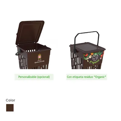 Cubo Biobin 10L. Aireado 3 Cubo Biobin 10L. Aireado 3