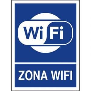 Cartel PE Zona Wifi A4