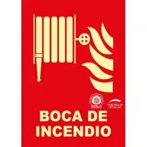 Señal Clase A Extinción Boca Incendio 297x210mm