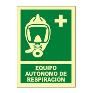 Señal Clase B Equipo Autónomo de Respiración A4