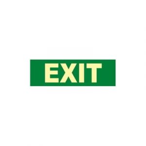 Señal Clase B Exit 297x105mm