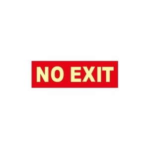 Señal Clase B No Exit 297x105mm
