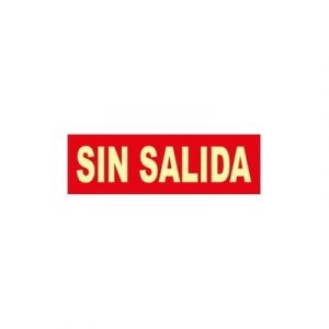 Señal Clase B No hay Salida 297x105mm