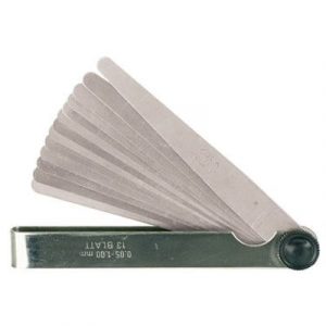 Galgas de Espesores (20 láminas) 0,05 - 1,00 mm