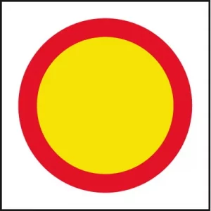 SLG-02 SEÑAL OBRAS CIRCULACIÓN PROHIBIDA