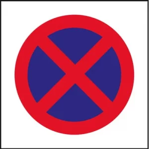 SLG-09 SEÑAL PROHIBIDO PARAR O ESTACIONAR
