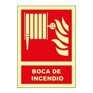 Señal Clase B Boca de Incendio A4