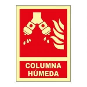 Señal Clase B Columna Húmeda A4