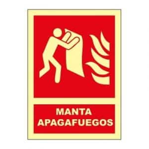 Señal Clase B Manta Apaga Fuegos A4