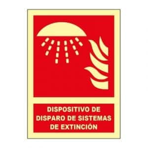 Señal Clase B Dispositivo Disparo Sistemas Extinción A4