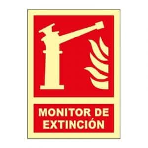 Señal Clase B Monitor de Extinción A4