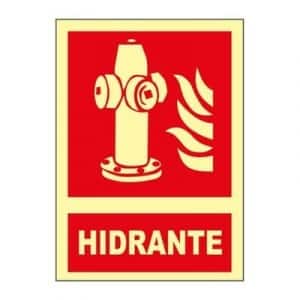 Señal Clase B Hidrante A4