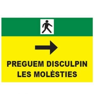 964C-DCHA Catalán - PREGUEM DISCULPIN LES MOLÈSTIES