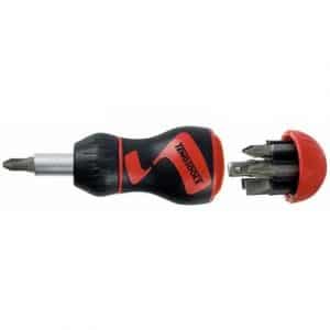 Juego de destornillador “Stubby” portapuntas 1/4" con carraca MDR908S