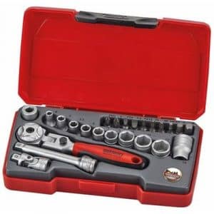 JUEGO DE LLAVES DE VASO ARTICULADA T1424S - 24 piezas