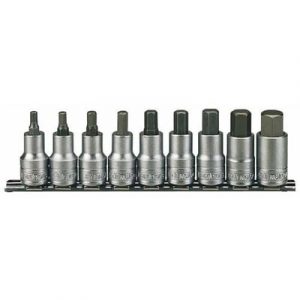 Juego de Llaves de Vaso Hexagonales ½” M1212 - 9 Piezas