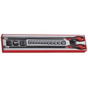 JUEGO DE DESTORNILLADORES FLEXIBLES Y PUNTAS TTXMD41N - 41 piezas