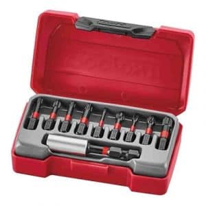 JUEGO DE PUNTAS DE IMPACTO con adaptador magnético TMC010 - 10 piezas